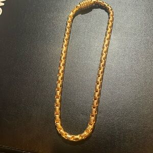 Gold tone 14” choker - magnetic closure